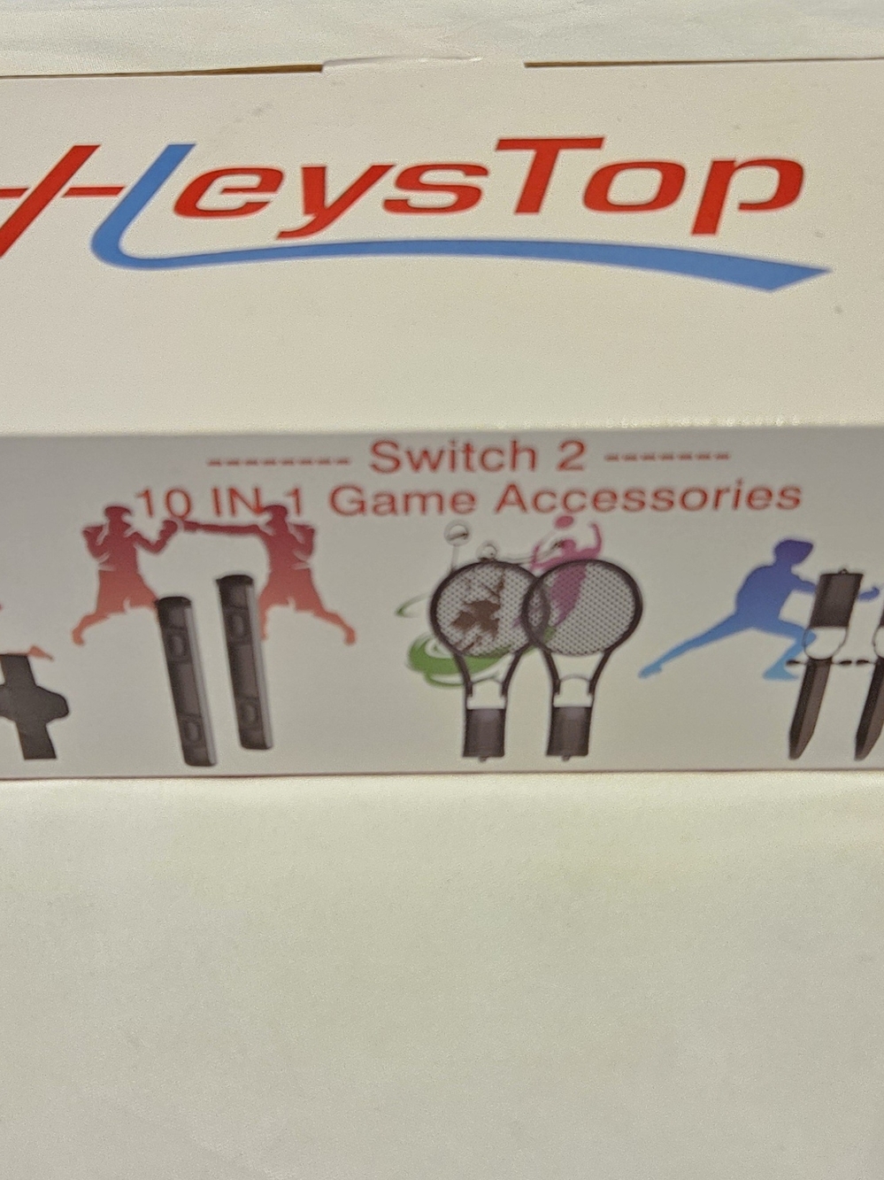 10-in-1 Switch 2 Game Accessories - White and Red